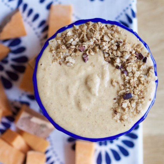 Vegan sweet potato smoothie