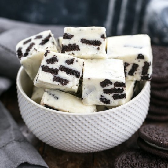 Oreo White Chocolate Fudge