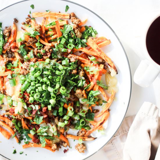 Loaded Sweet Potato Fries