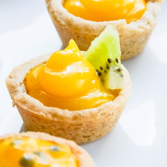 Tropical Passion Fruit Tartlets