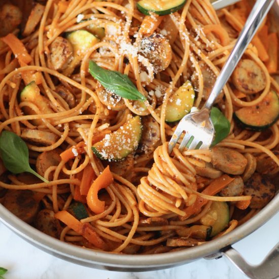 Roasted Red Pepper Pasta