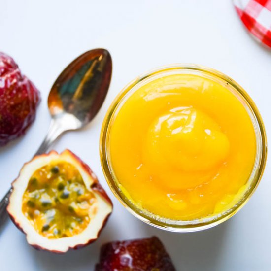 Sweet Tart Passion Fruit Curd