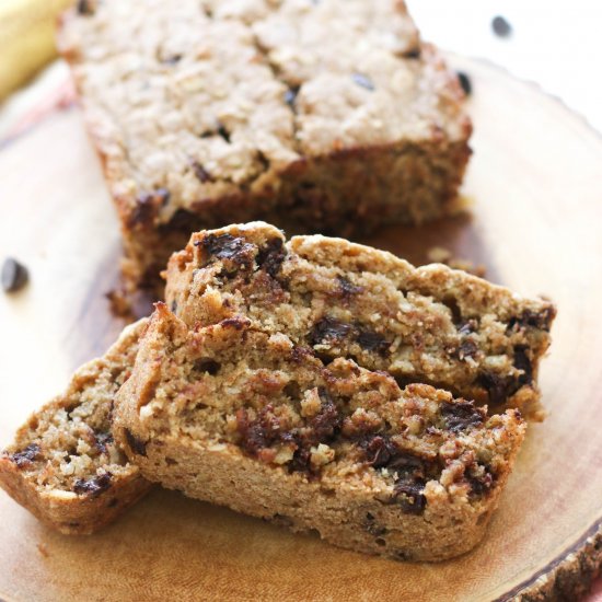 Vegan Chocolate Chip Banana Bread