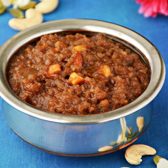 Aval karupatti pongal / Poha pongal