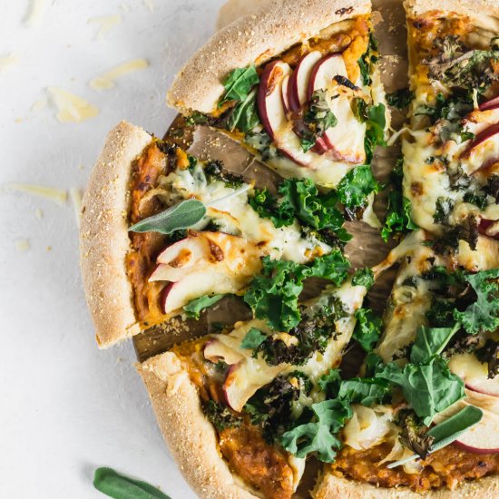 Butternut Squash & Apple Pizza