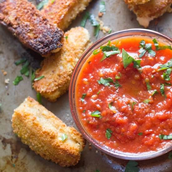 Vegan Mozzarella Sticks