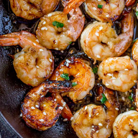 Easy Honey Garlic Shrimp