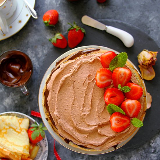 Mocha Crepe Cake