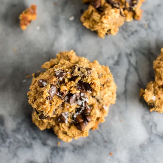 Almond Butter Chocolate Chip Cookie