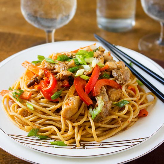 Chicken Schezwan Noodles