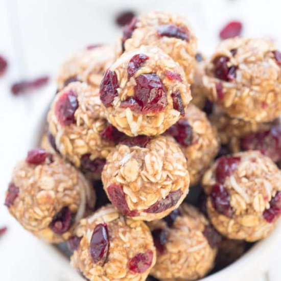 Cranberry Energy Bites