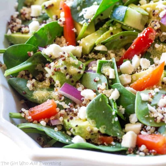 Spinach Quinoa Salad