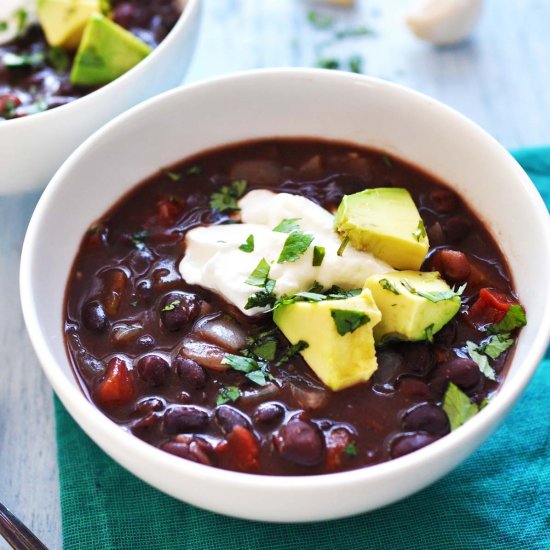 Healthy Black Bean Soup