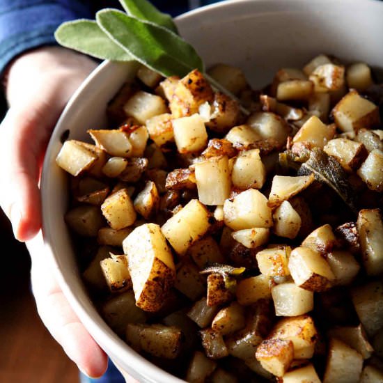 Sage Browned Butter Home Fries