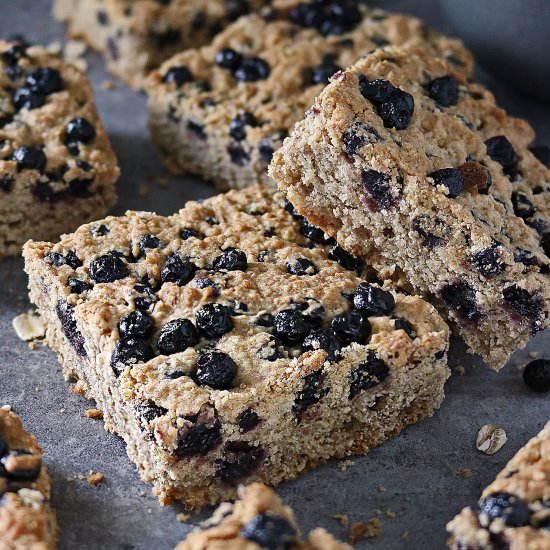 Blender-Ready Blueberry Bars