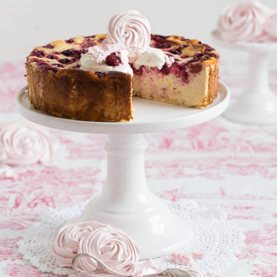 Ricotta Raspberry Cake