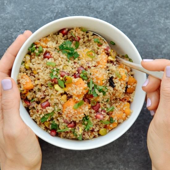 Maple Kabocha Squash & Quinoa Salad