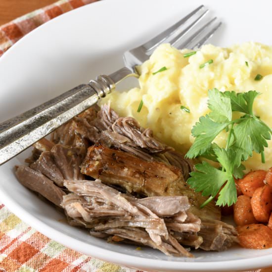 Braised Pork Shoulder with Fennel