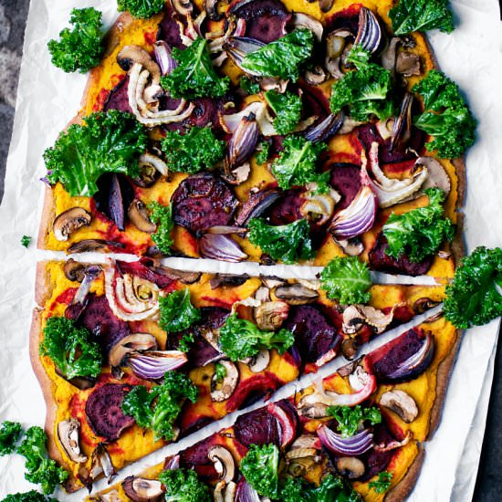 Winter Root Vegetable Pizza