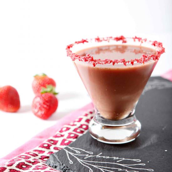 Chocolate Strawberry Martinis