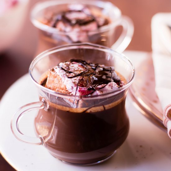 Raspberry Hot Chocolate