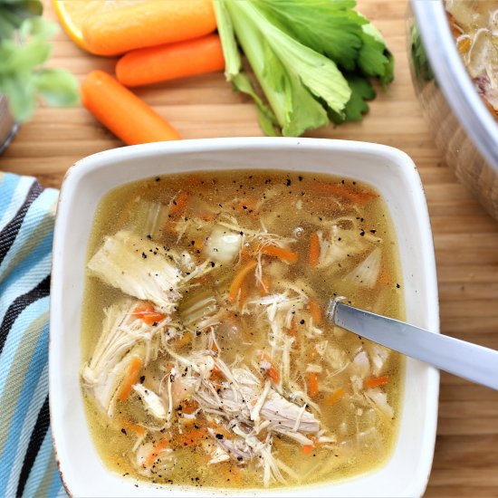 Homemade Chicken Soup- Instant Pot