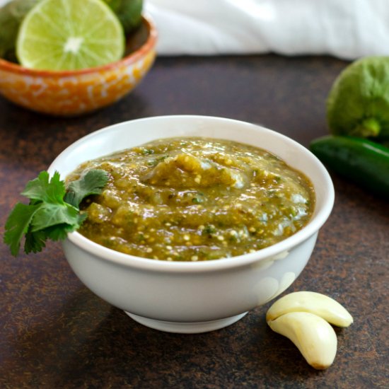 Roasted Tomatillo Salsa Verde