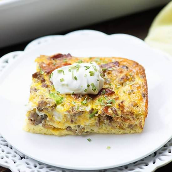 low carb breakfast casserole