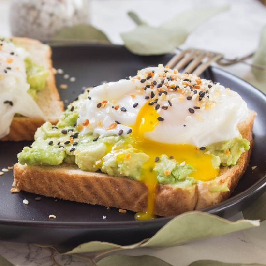 Everything Poached Egg Avocado Toast