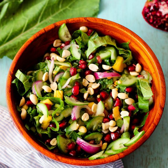 RADISH GREENS SALAD