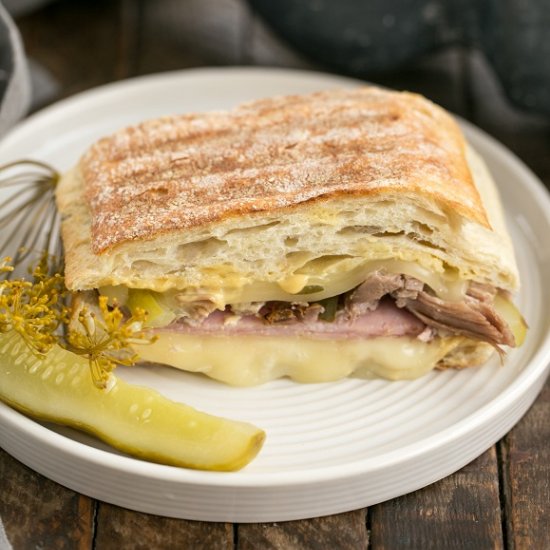 Ciabatta Cubano Sandwich