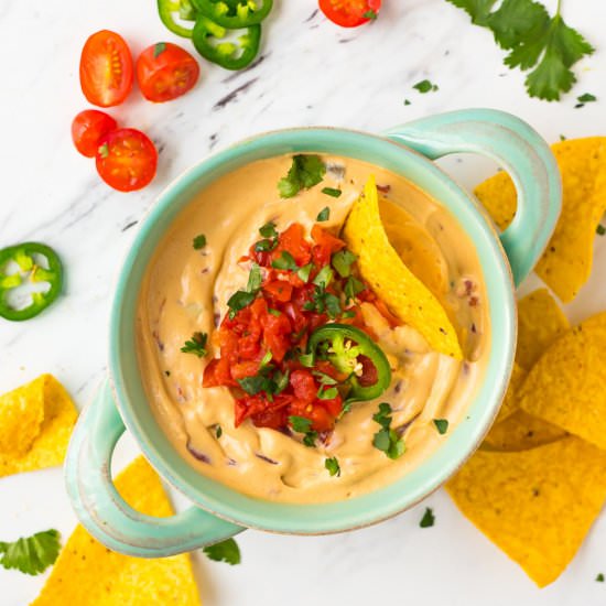 Creamy Vegan Queso