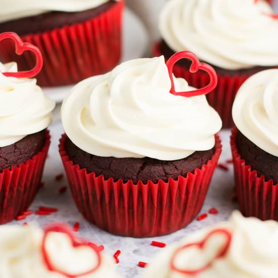 Ultimate Red Velvet Cupcakes