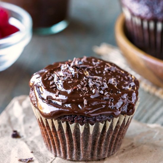 Chocolate Boston Cream Pie Cupcakes