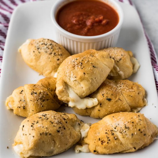 Crescent Rolls Pizza Pockets