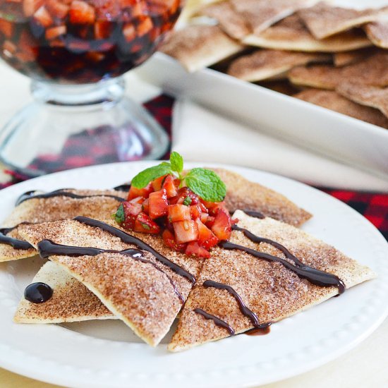 Strawberry Balsamic Dessert Salsa