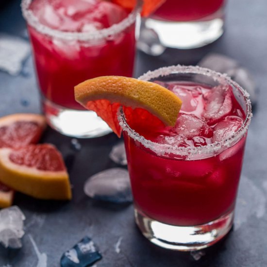 Hibiscus Grapefruit Margarita