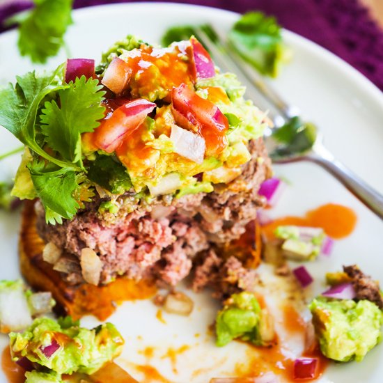 Sweet Potato Bun Burgers