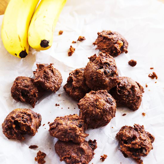 Almond Butter Banana Cookies