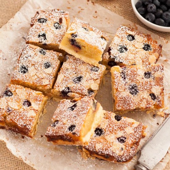 Lemon Blueberry Shortbread Bars