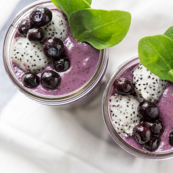 blueberry brain food smoothie