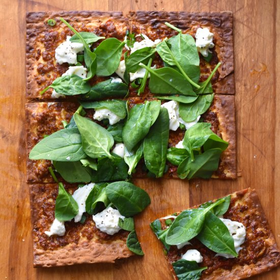 Nduja Burrata Flatbread