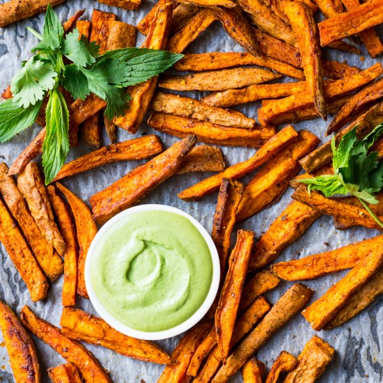 Cinnamon Paprika Sweet Potato Fries