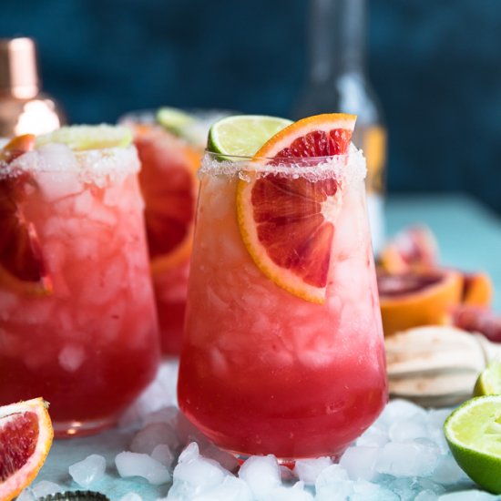 Blood Orange Beergaritas