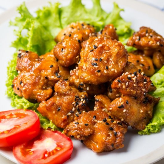 Honey Teriyaki Chicken Bites