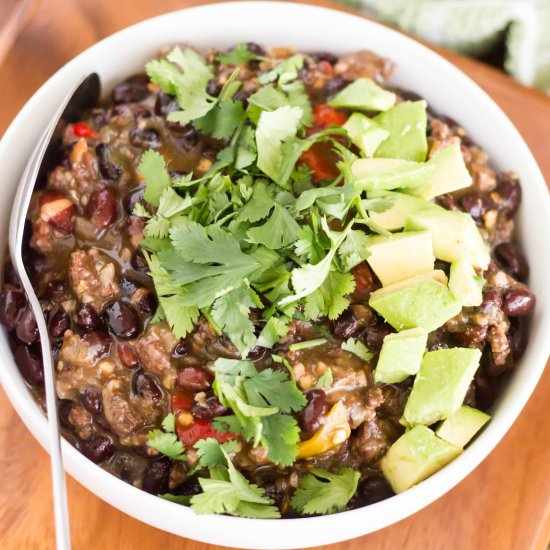 Instant Pot Black Bean Chili