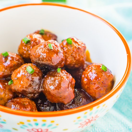 Honey Sriracha Meatballs