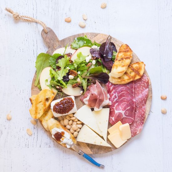 Salad Charcuterie Board Dinner