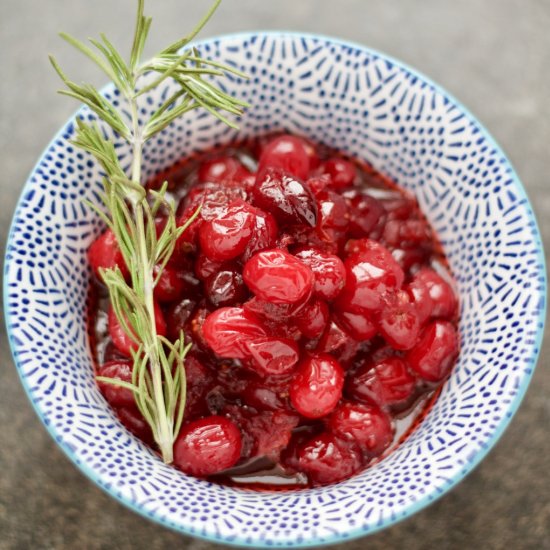 Cranberry Compote with Rosemary