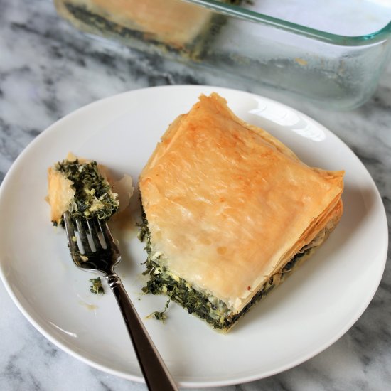 Spinach Pie for Two